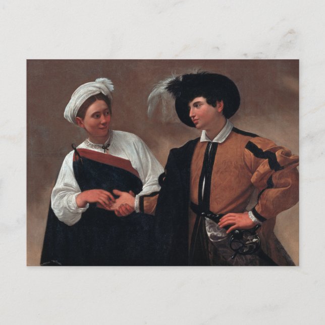 Cartão Postal Caravaggio - Boa Sorte (Frente)