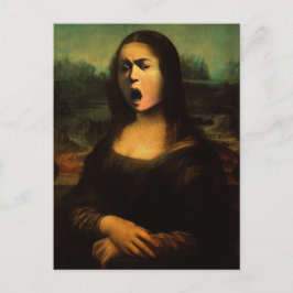 Cartão Postal Caravaggio Medusa Mona Lisa