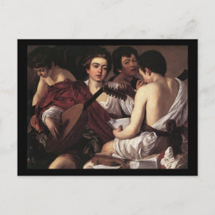 Cartão Postal Caravaggio Os Músicos