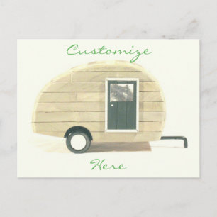 Cartão Postal Caravana-de-coleira-branca-cigana