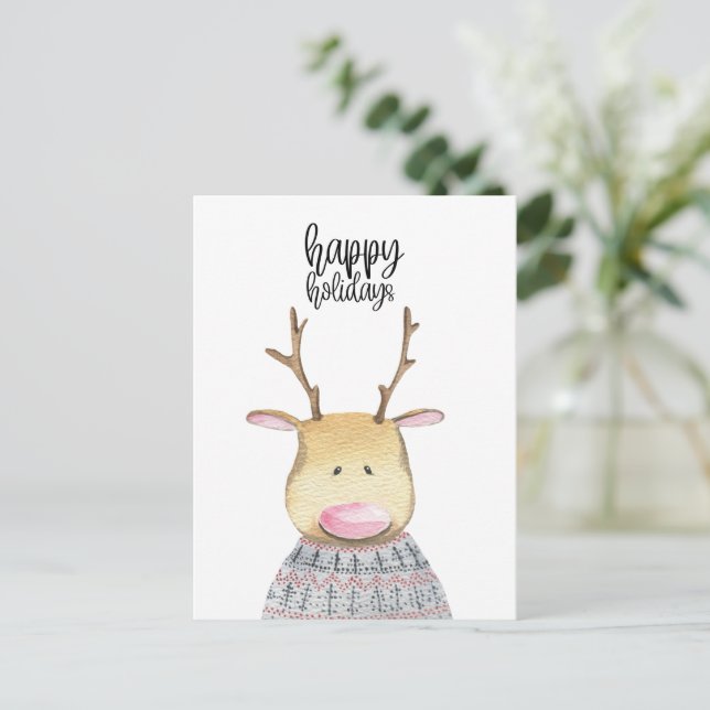 Cartão Postal Card (10,8 x 14,2 cm) - Deer (Em pé/Frente)