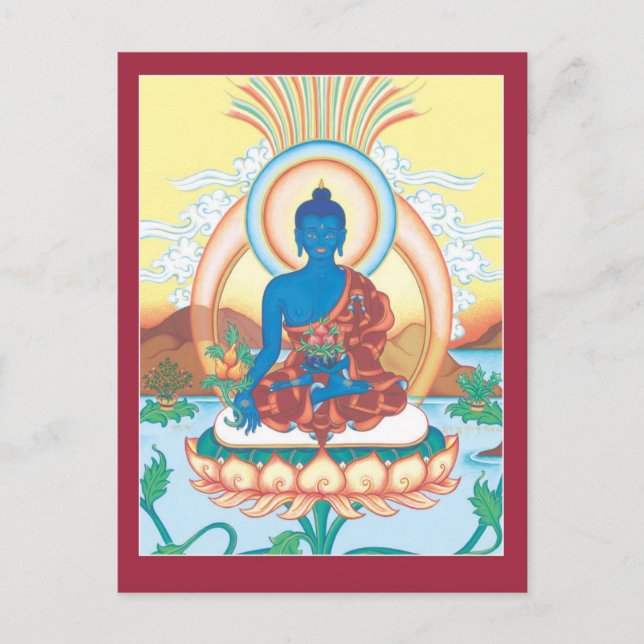 Cartão Postal CARD Medicine Buddha (Frente)