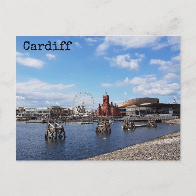 Cartão postal Cardiff (Frente)