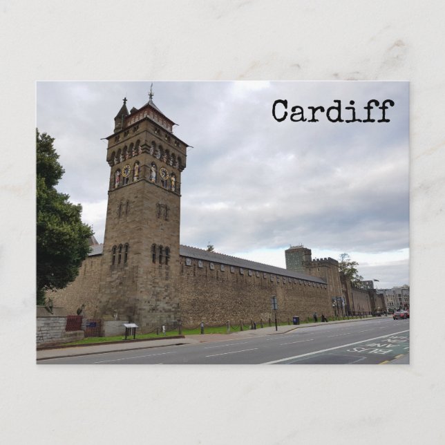 Cartão postal Cardiff (Frente)
