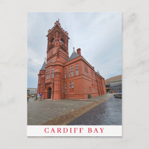 Cartão Postal Cardiff Bay Pierhead — Cartaz