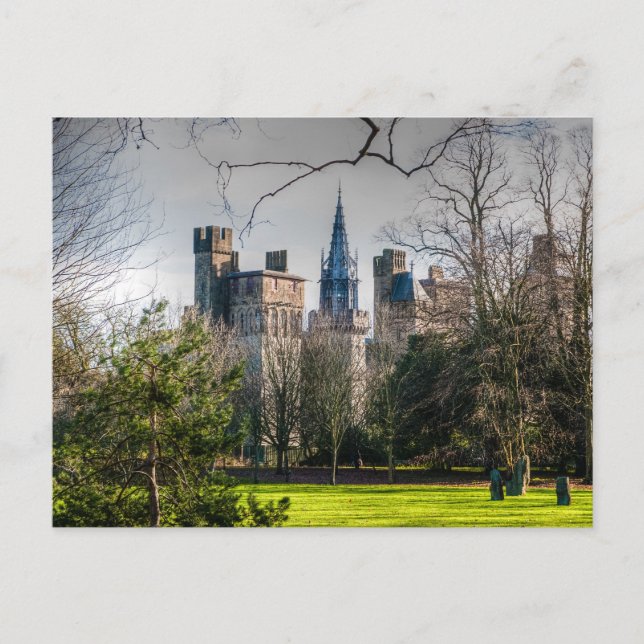 Cartão Postal Cardiff Castle (Frente)