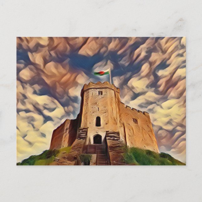 Cartão Postal Cardiff Castle, Cardiff, Wales Postcard (Frente)