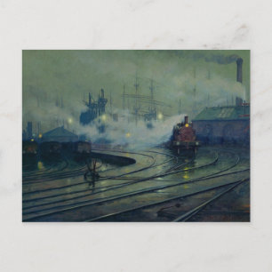 Cartão Postal Cardiff Docks, 1896