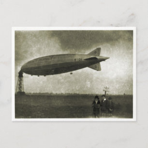Cartão Postal Cardington, Airship R101, antes da partida