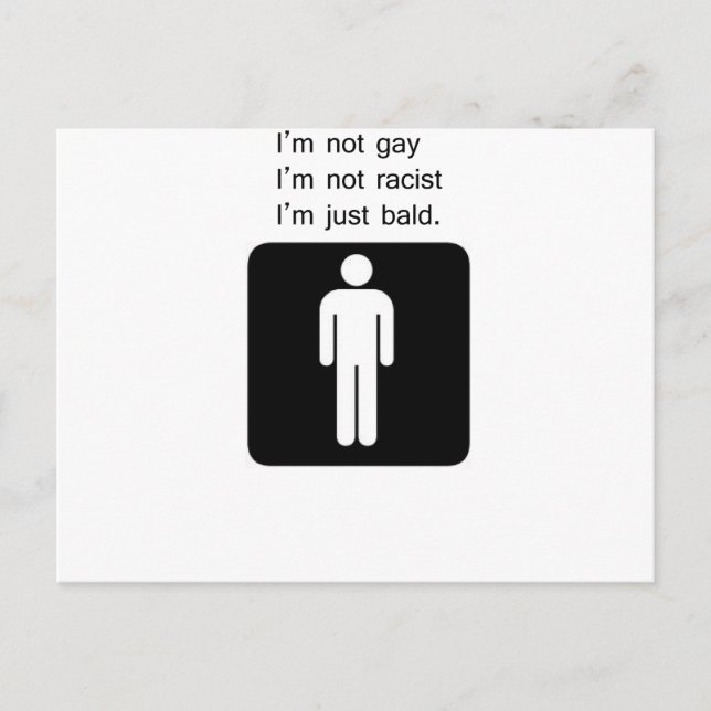 Cartão Postal careca (Frente)