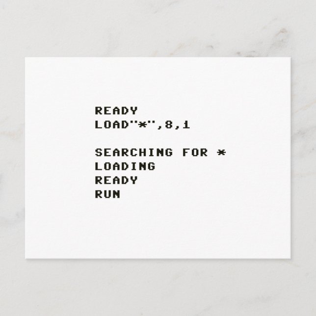 CARTÃO POSTAL CARGA C64 (Frente)