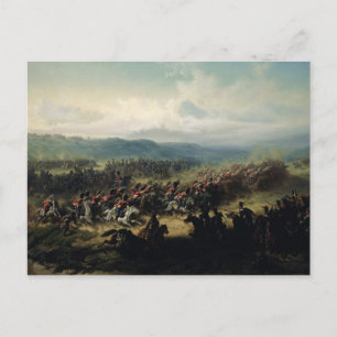 Cartão Postal Carga da Brigada Ligeira, 25 de outubro de 1854