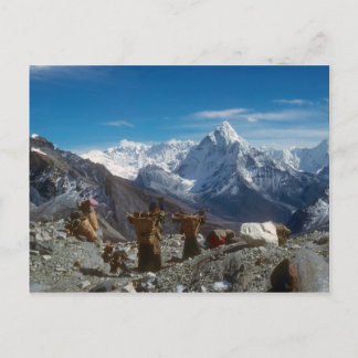 Cartão Postal Cargas de subida do carregando Sherpanis