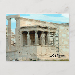 Cartão Postal Cariatides - Atenas