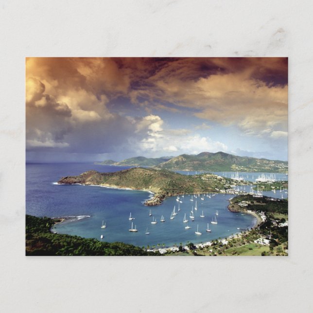 Cartão Postal Caribe, Antígua. (Frente)