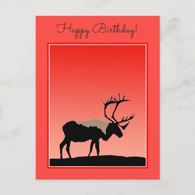 Cartão Postal Caribe no Sunset - Arte original sobre a vida selv (Frente)