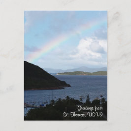 Cartão Postal Caribe Rainbow Island Life