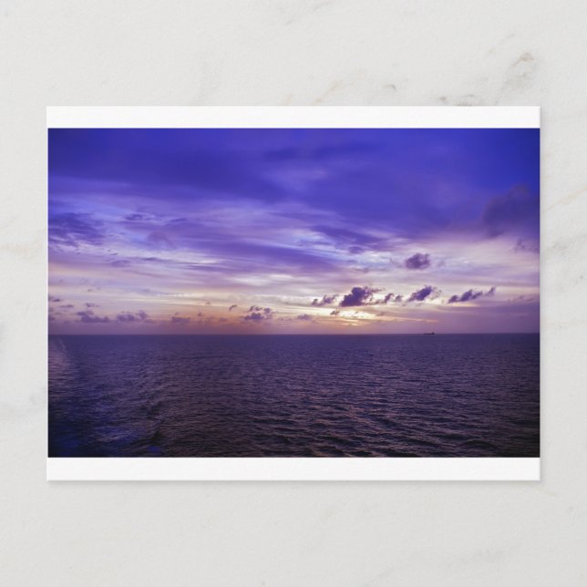 Cartão Postal Caribe Sunset II.JPG (Frente)