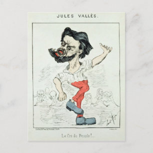 Cartão Postal Caricatura de Jules Valles
