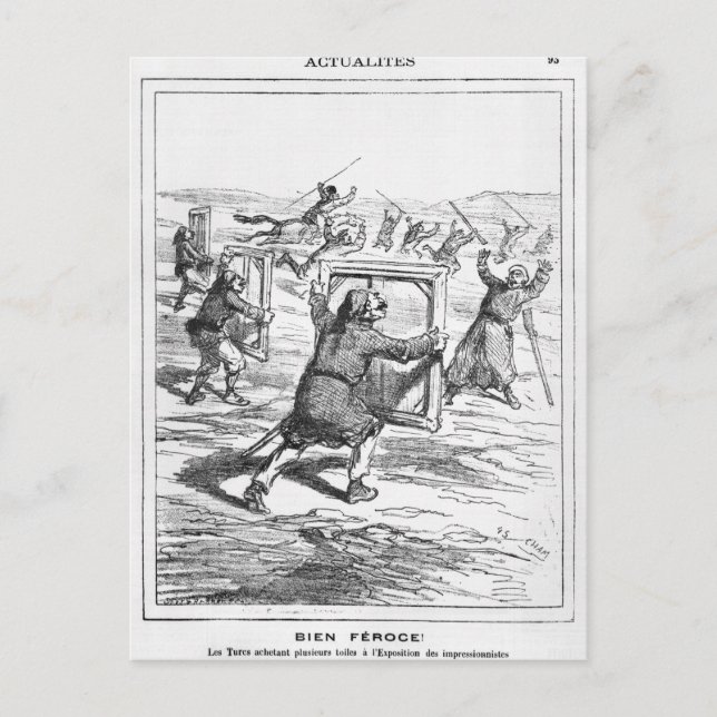 Cartão Postal Caricatura de 'Le Charivari' (Frente)