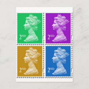 Cartão Postal Carimbo britânico