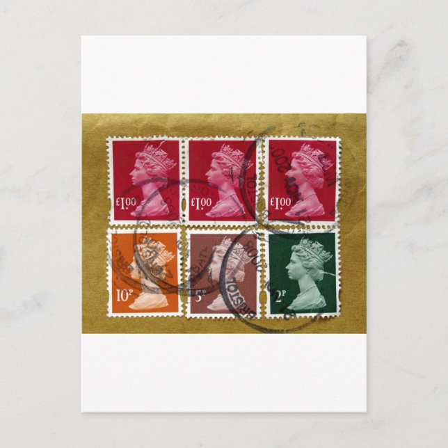Cartão Postal Carimbo da Rainha (Frente)