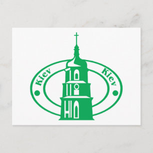 Cartão Postal Carimbo de Kiev