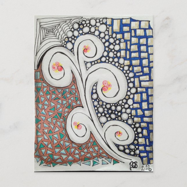 Cartão Postal Carimbo postal original (Frente)