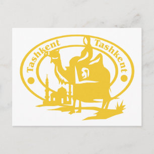 Cartão Postal Carimbo Tashkent