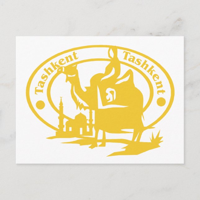 Cartão Postal Carimbo Tashkent (Frente)