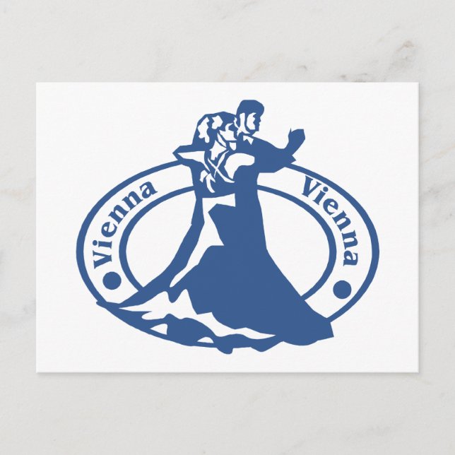 Cartão Postal Carimbo Viena (Frente)