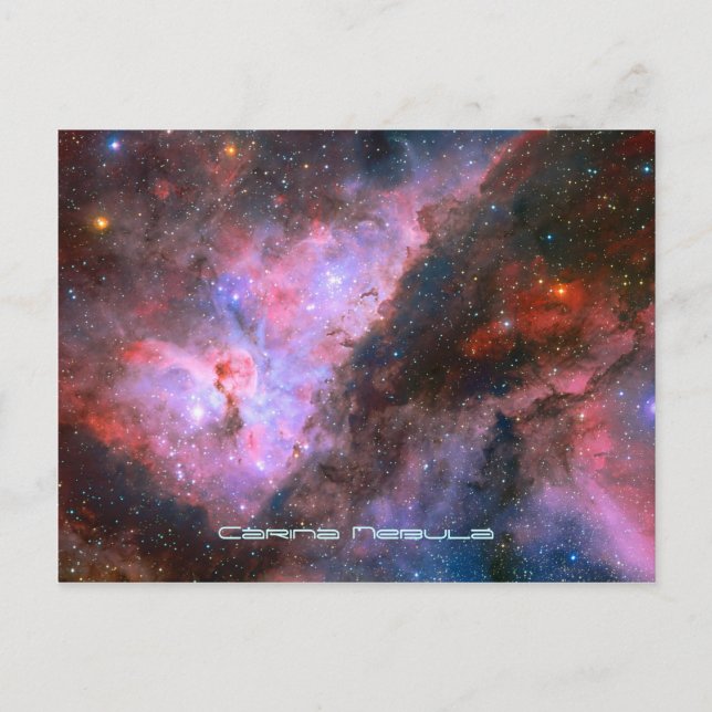 Cartão Postal Carina Nebula - Nosso Universo Atentador (Frente)