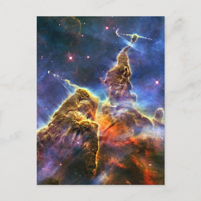 Cartão Postal Carina Nebula (Telescópio Hubble) (Frente)