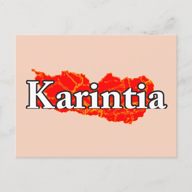 Cartão Postal Caríntia (Frente)