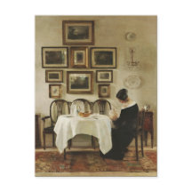 Carl Holsøe Mãe e filho CC0570 Cartão-postal