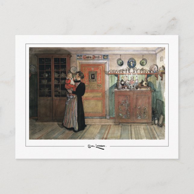 Cartão Postal Carl Larsson #21 - Cartão-postal de arte (Frente)