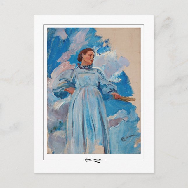 Cartão Postal Carl Larsson #2 - Cartão-postal de arte (Frente)