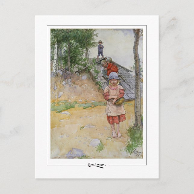 Cartão Postal Carl Larsson #352 - Cartão-postal de arte (Frente)