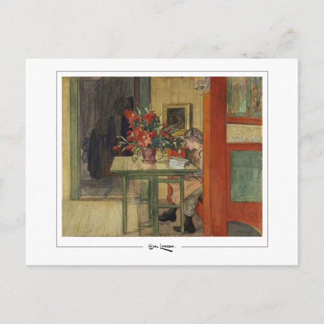 Cartão Postal Carl Larsson #5 - Cartão-postal de arte (Frente)