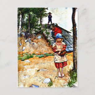 Cartão Postal Carl Larsson art: Pelo Celular