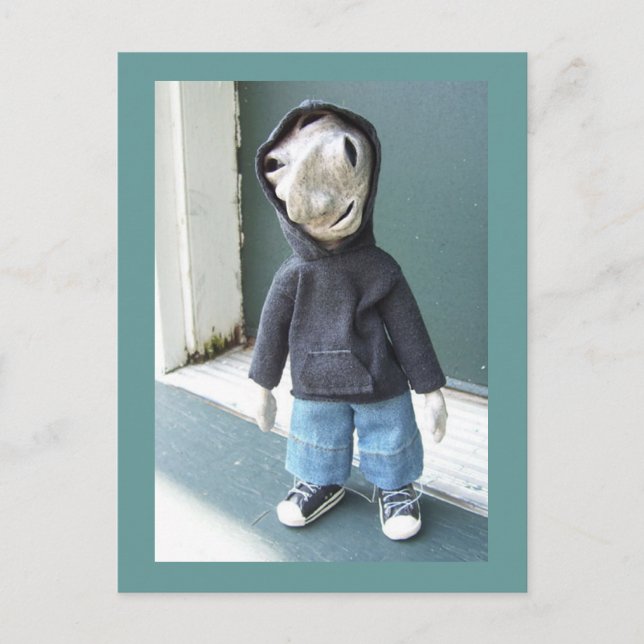 Cartão Postal Carl o Alien (Frente)