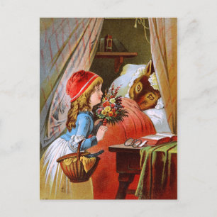 Cartão Postal Carl Offterdinger: Pequeno Boné Vermelho
