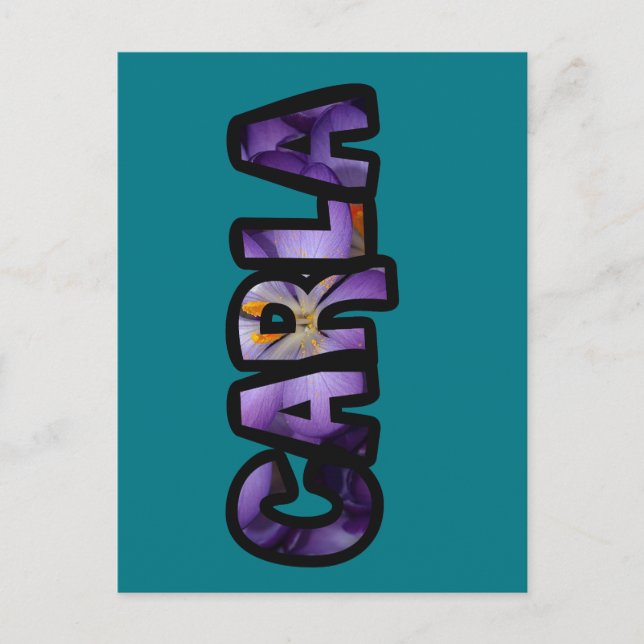 CARTÃO POSTAL CARLA (Frente)