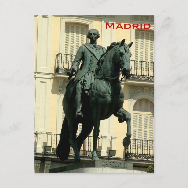 Cartão Postal Carlos III (Frente)