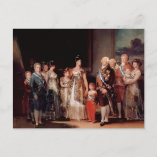 Cartão Postal Carlos IV da Espanha e Sua Família - Goya