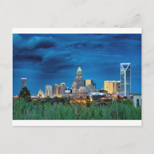 Cartão Postal carlotte nc skyline
