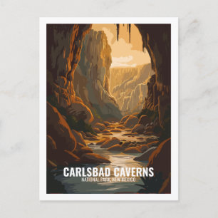 Cartão Postal Carlsbad Caverns National Park Novo México EUA