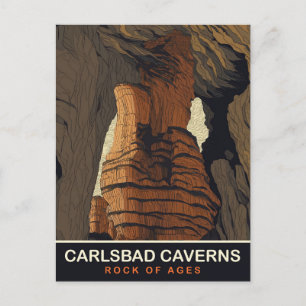 Cartão Postal Carlsbad Caverns, Rock of Ages, Viagem
