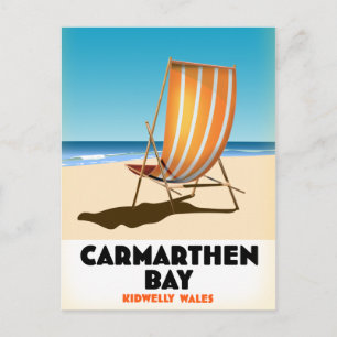 Cartão Postal Carmarthen Bay Kidwelly Wales poster