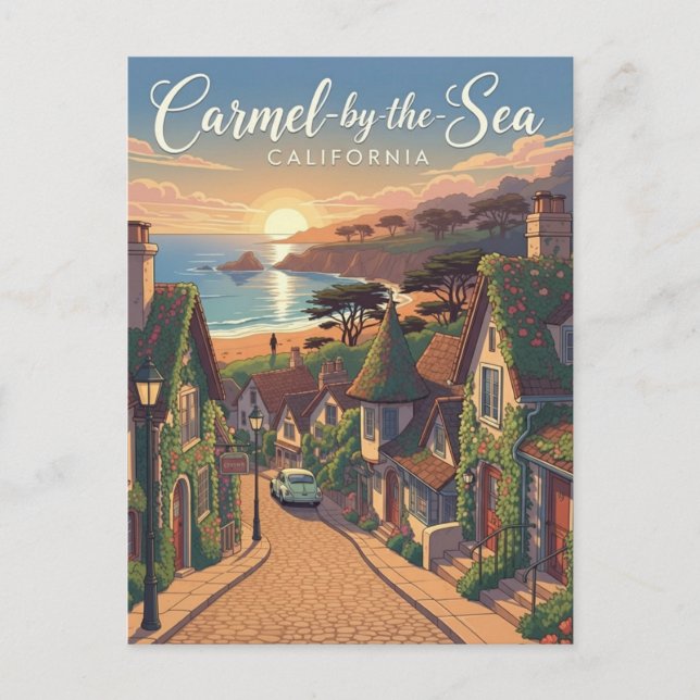 Cartão Postal Carmel-by-sea (Frente)